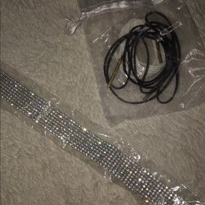 bling and tie chokers